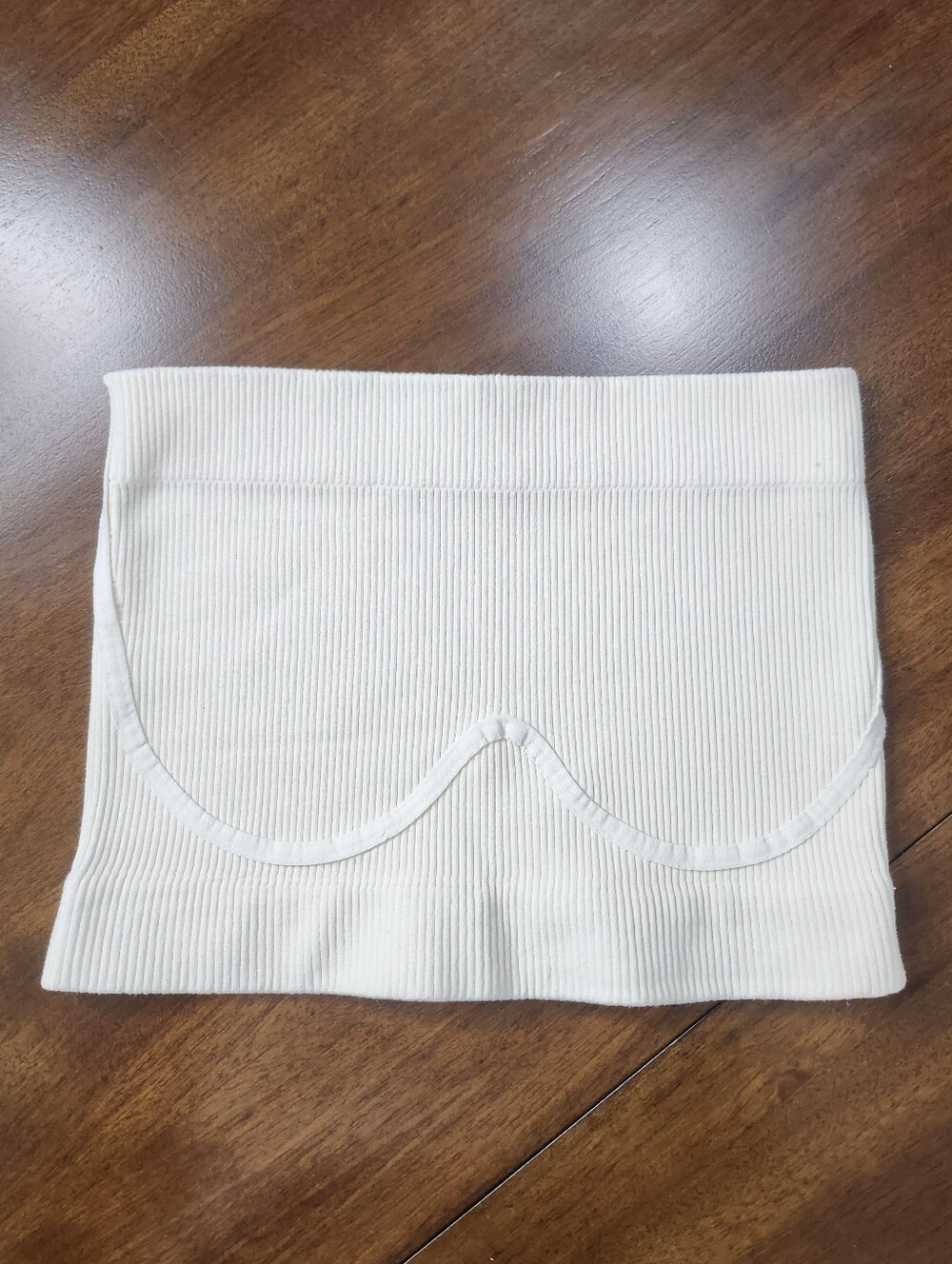 Intimatetly Free People cream ribbed bandeau top